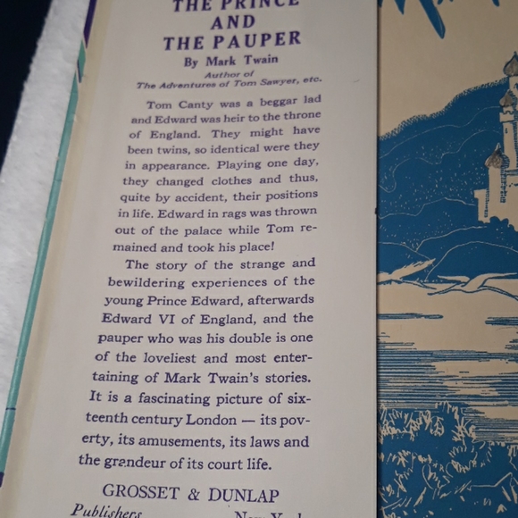 Rare 1909 hardcopy of The Prince And The Pauper Written By Mark Twain in 1909 - Picture 6 of 16